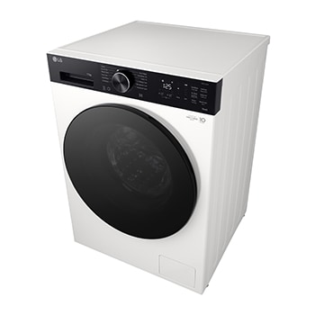 F4X5511THB mosógép átlós nézet, ajtóval enyhén balra