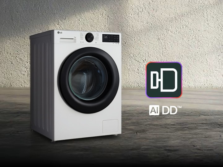 LG mosógép LG AI DD emblémával