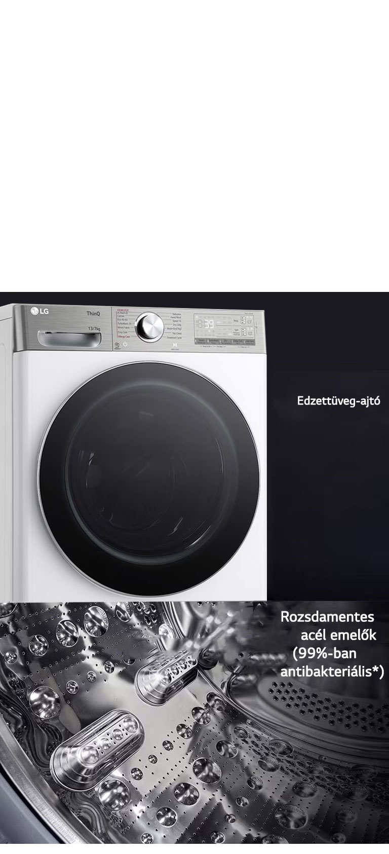 Időtálló és higiénikus kialakítás