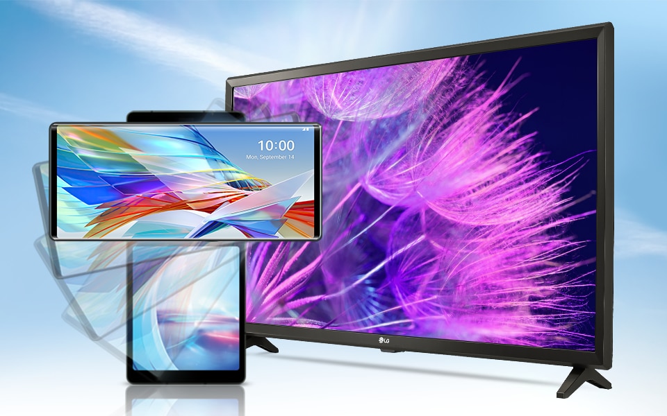 LG WING + LG TV bundle promotion key visual