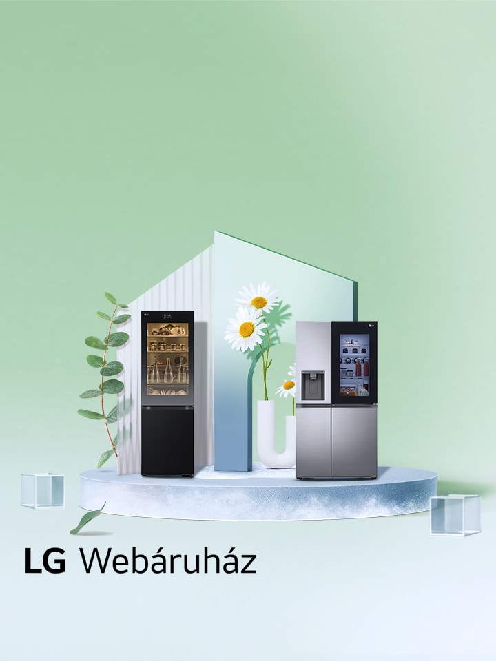 LG hűtőszekrények jó áron az LG Webáruházban!
