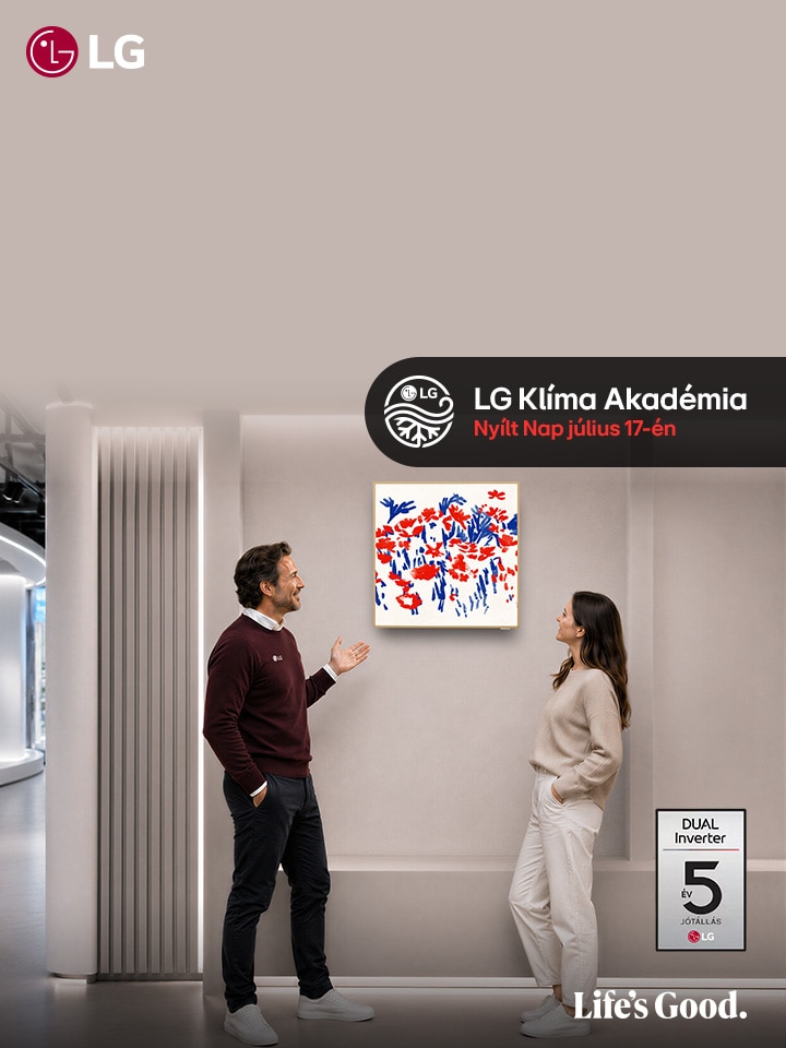 Személyes bemutató, szakértői tanácsadás és a legújabb LG légkondicionálók egy helyen.