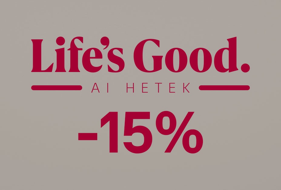 15% kedvezmény két termék együttes vásárlása esetén!1