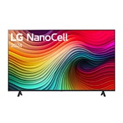 Tampak depan LG NanoCell TV, NANO81