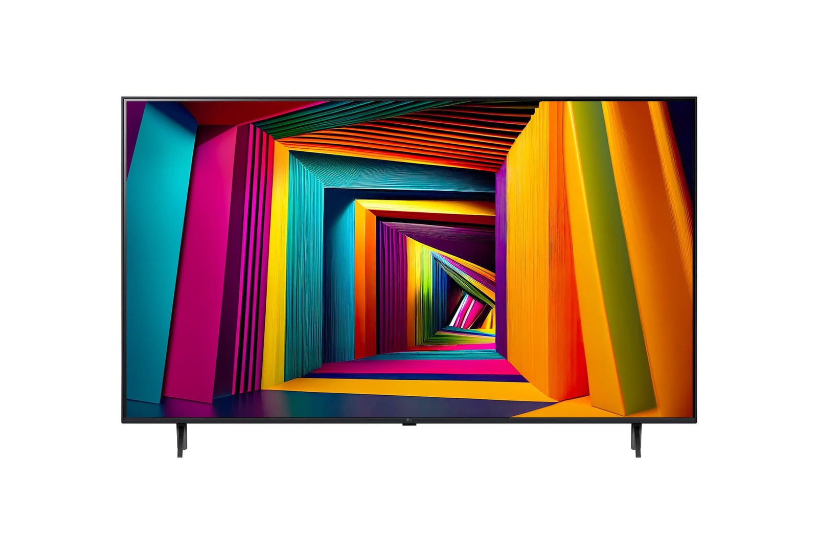 Tampak depan LG UHD TV, UT90