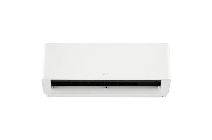 Low-angle front view of LG TURBOCOOL Standard Air Conditioner with open lower