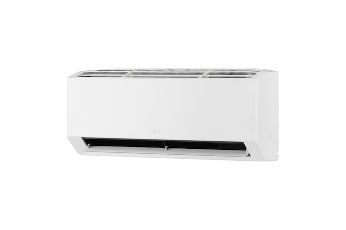 Right-side view of LG TURBOCOOL Standard Air Conditioner with open lower vane