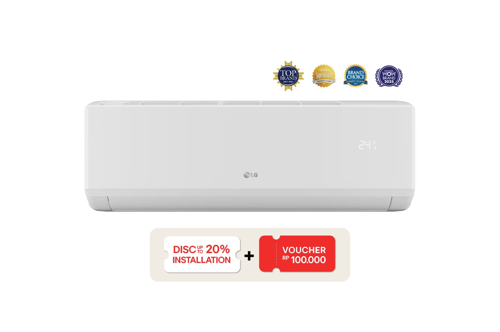 Front view of 0.5 PK TURBOCOOL Air Conditioner Standard H05TN4