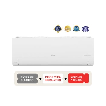 Front view of 1.5 PK DUALCOOL Air Conditioner Inverter T12EV5