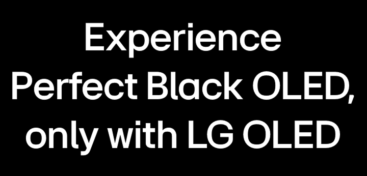 Judulnya berbunyi, Rasakan Pengalaman OLED Perfect Black, hanya dengan LG OLED.