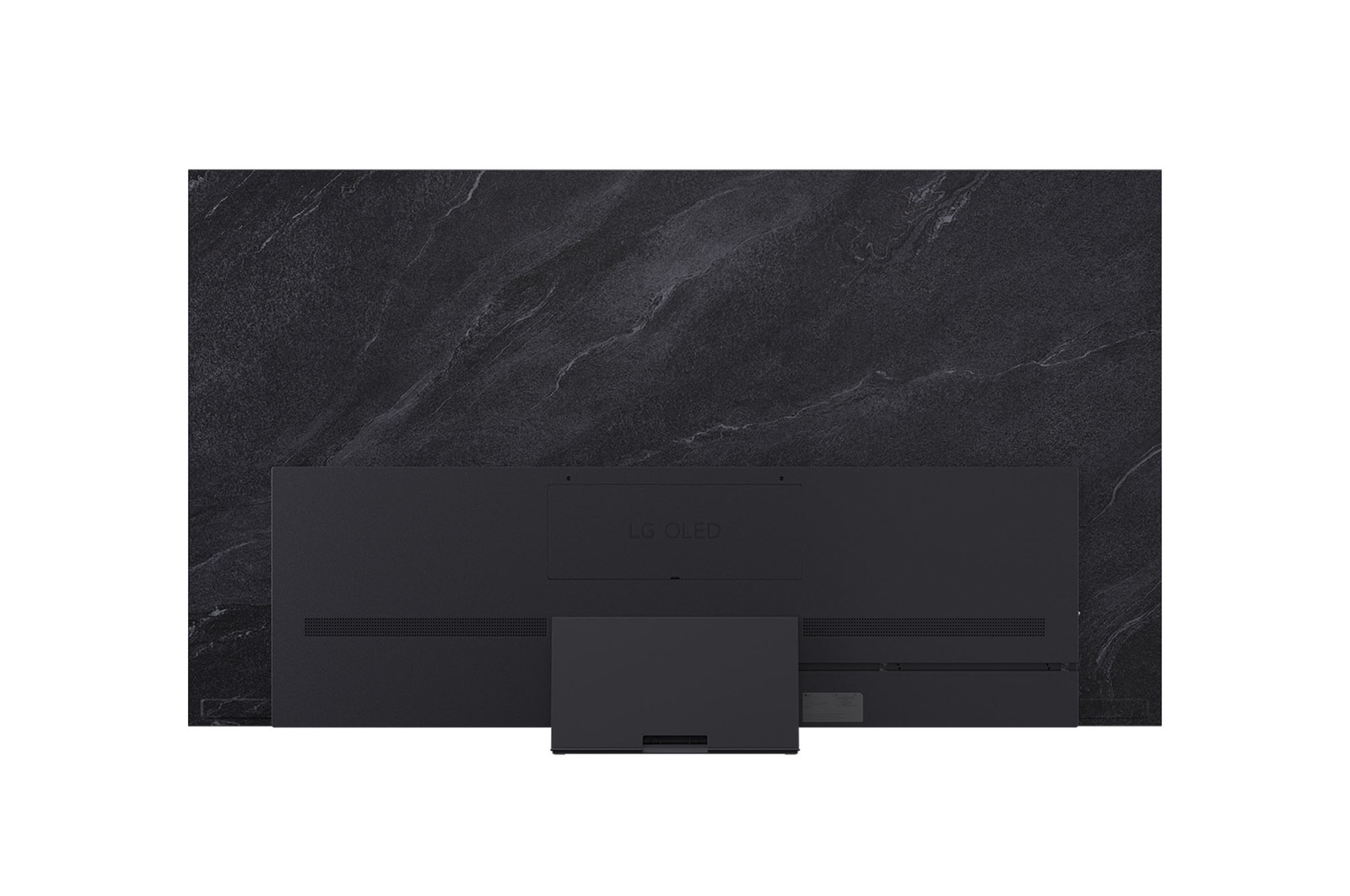 Tampilan belakang Smart TV 4K LG OLED evo AI C5.
