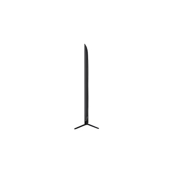 Tampak samping menghadap ke kiri LG QNED evo QNED92 TV.