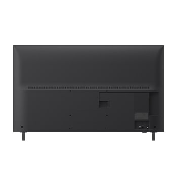 Tampak samping menghadap ke kiri LG UHD UA75 TV.