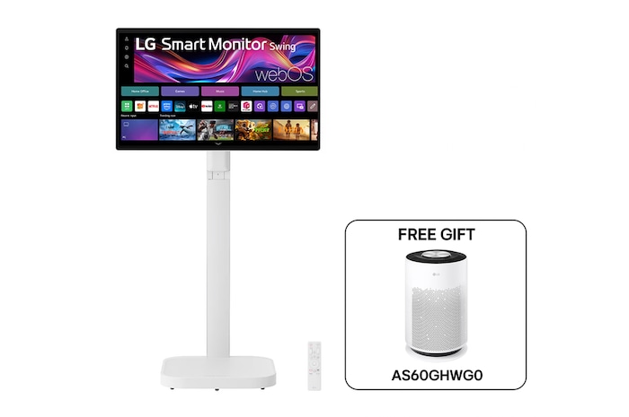 Front view with remote control