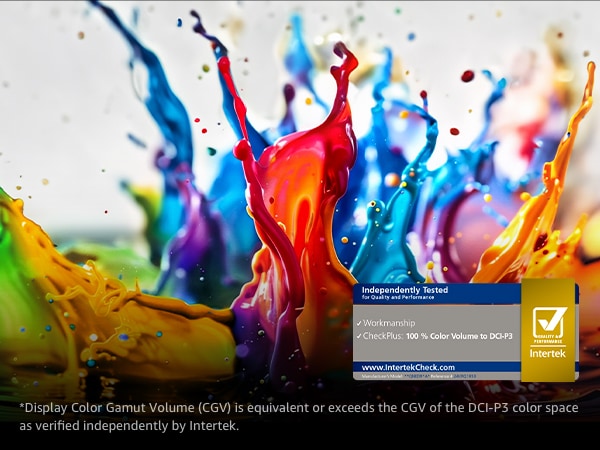 Cipratan cat meletup dari lantai ke atas dalam berbagai warna.