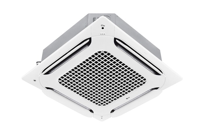 LG Dual Vane Cassette, Unit Indoor, ARNU30GTBB4 berbentuk persegi, dan udara dapat menyebar dengan empat arah.