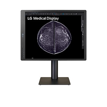 front view of the screen pivoting -90 degrees