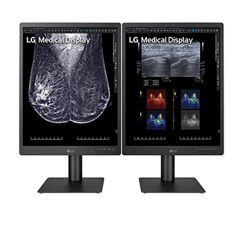 front view of two monitors
