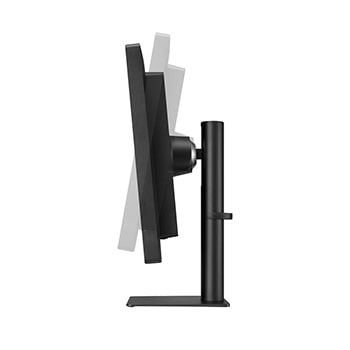 side view of the screen moving for tilt adjustment