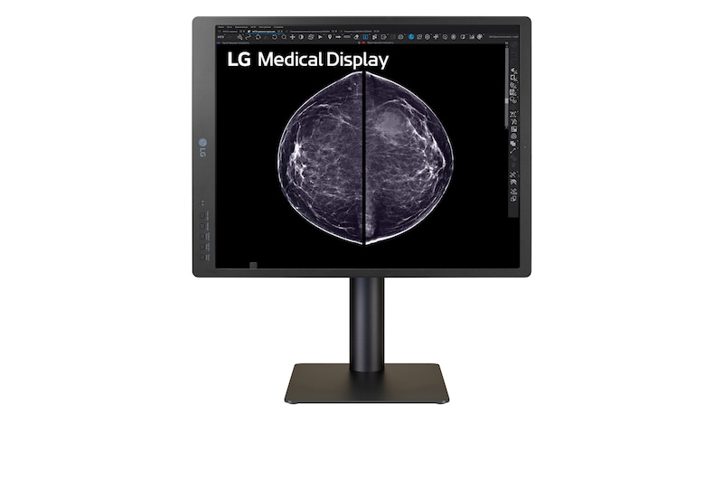 front view of the screen pivoting -90 degrees