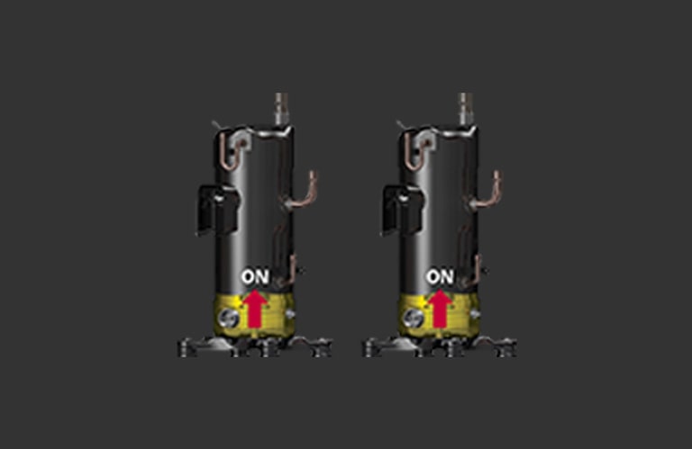 An image explaining the smart oil management of the Multi V 5.