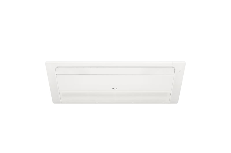 Tampilan depan yang menunjukkan arah bilah LG 1 Way Ceiling Mounted Cassette