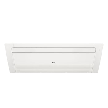 Tampilan depan yang menunjukkan arah bilah LG 1 Way Ceiling Mounted Cassette
