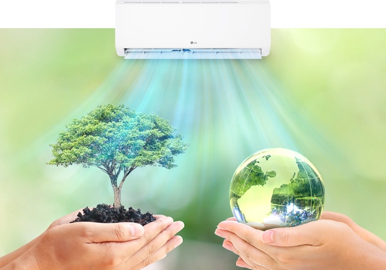 AC beroperasi dengan Refrigerant R32 Ramah Lingkungan.