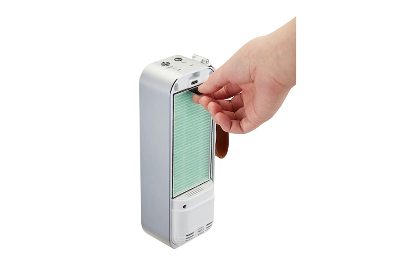 LG PuriCare™ Mini Air Purifier 1,67M² dengan Sensor PM 1.0 dan Dual Inverter Motor, Total Allergen, Removal Filter – Putih, AP151MWA1