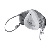 LG PuriCare™ Wearable Air Purifier dengan Hepafilters Dual Fan dan Voice On™, Bluetooth - Hitam, AP551ABFA