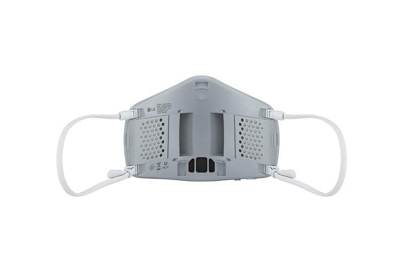 LG PuriCare™ Wearable Air Purifier dengan Hepafilters Dual Fan dan Voice On™, Bluetooth - Putih, AP551AWFA