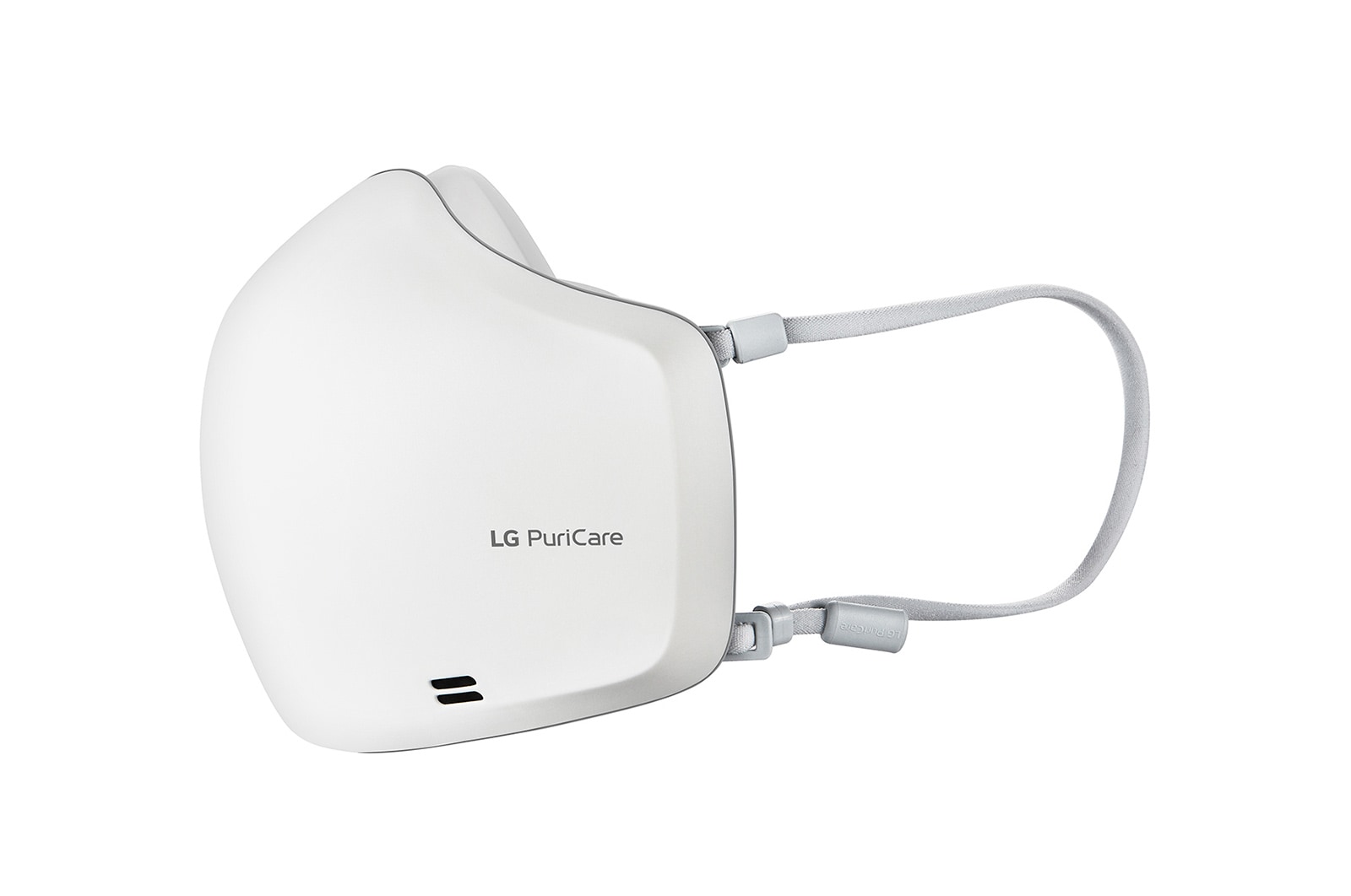LG PuriCare™ Wearable Air Purifier dengan Hepafilters Dual Fan dan Voice On™, Bluetooth - Putih, AP551AWFA