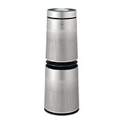 LG PuriCare™ 360º Air Purifier, 100M² dengan Sensor PM 1.0 dan Multifiltration System/Hepafilter, ThinQ™ - Silver, AS10GDSH0