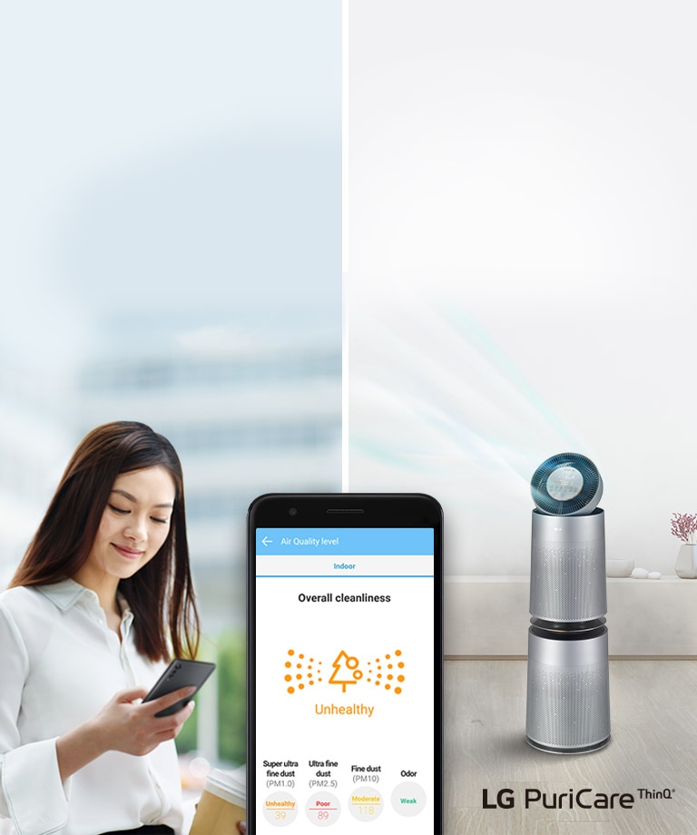 Kendalikan Udara Yang Anda Hirup dengan LG ThinQ™