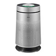 LG PuriCare™ 360º Air Purifier, 61,2M² dengan Sensor PM 1.0 dan Multifiltration System/Hepafilter, ThinQ™ - Silver, AS65GDSH0