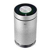 LG PuriCare™ 360º Air Purifier, 61,2M² dengan Sensor PM 1.0 dan Multifiltration System/Hepafilter, ThinQ™ - Silver, AS65GDSH0