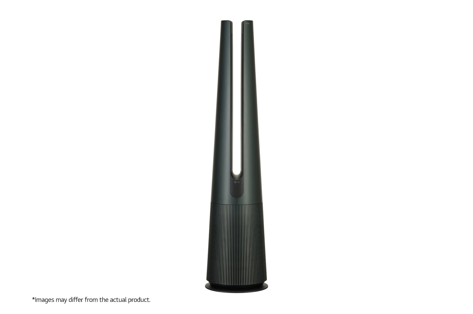 LG PuriCare AeroTower Air Purifying Fan : HEPA filter, UVnano™ technology, PM 1.0 sensor, Ultra-Quiet, 3-way Airflow mode, LG ThinQ™ FS15GPGF0 tampak depan