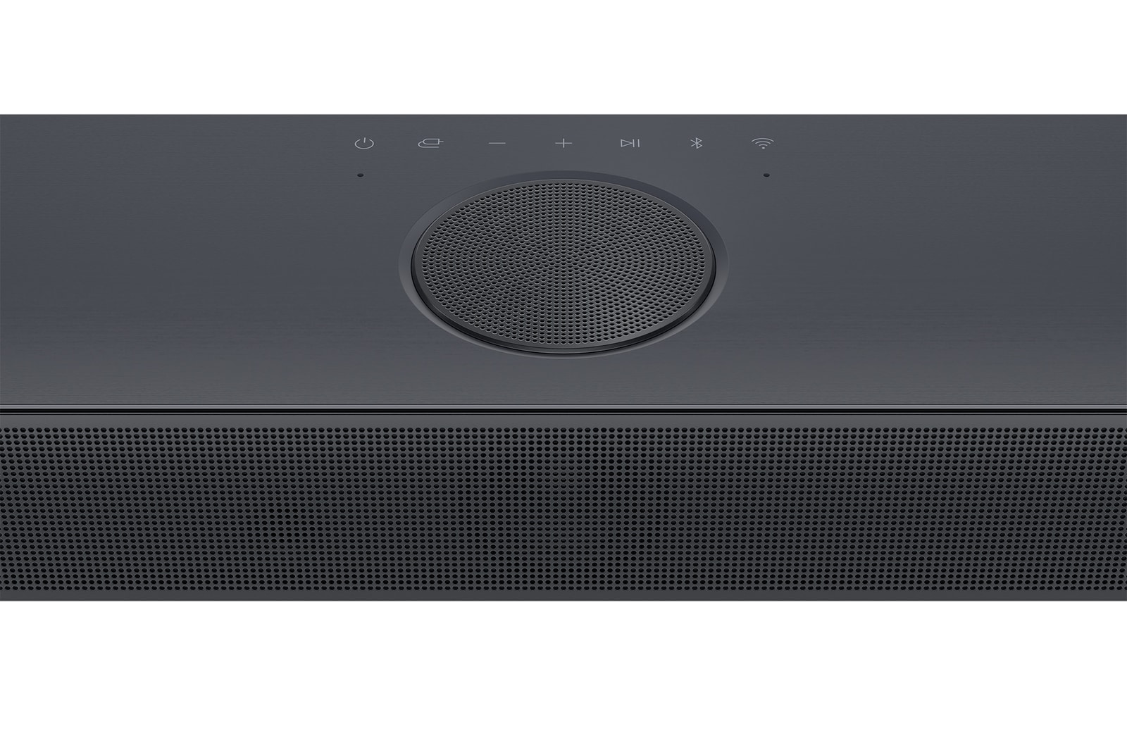 Top Close-up angle view of Sound Bar