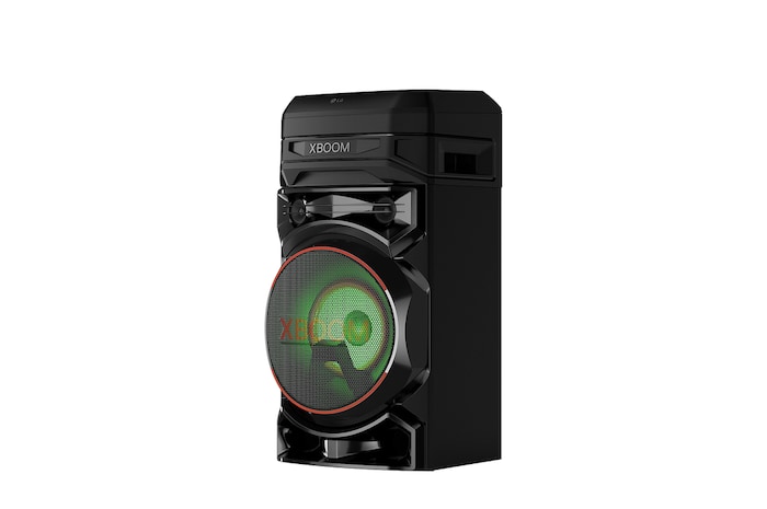 left 30 degree view with green lighting