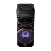 45 degree top view with blue lighting
