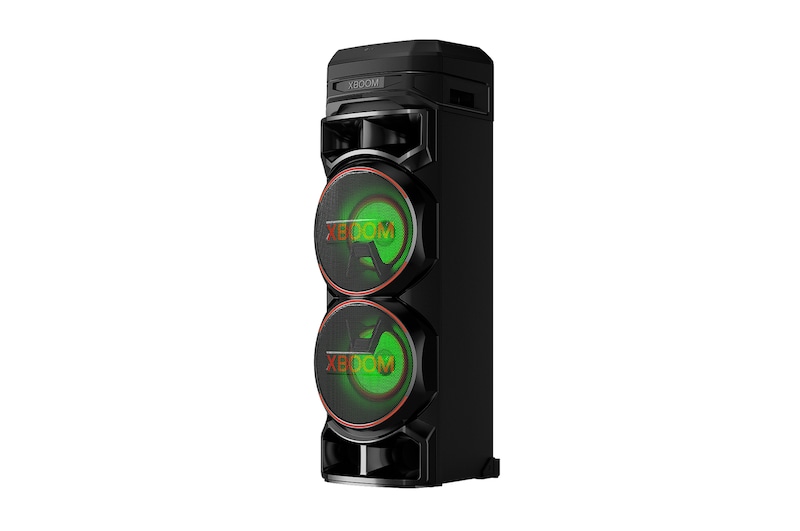left 30 degree view with green lighting
