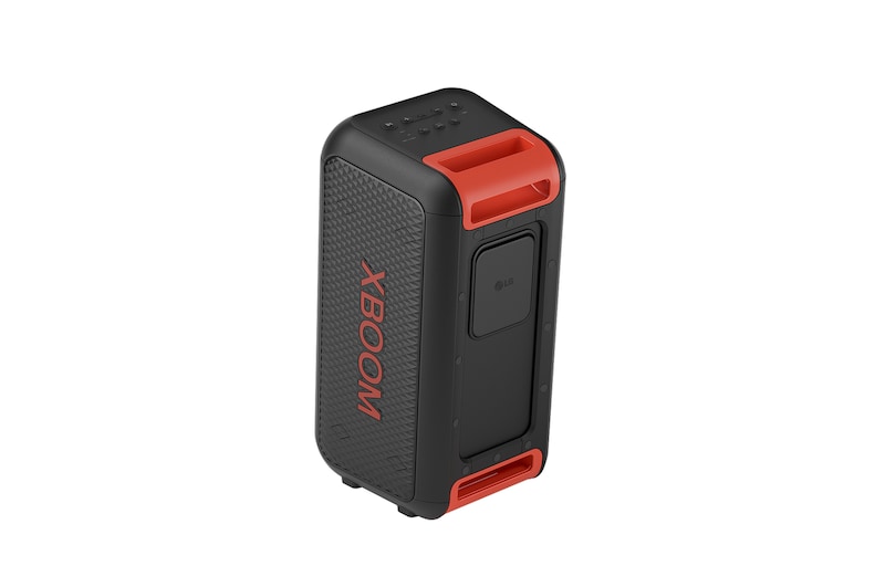 45-degree angle of back view. Showing handles.