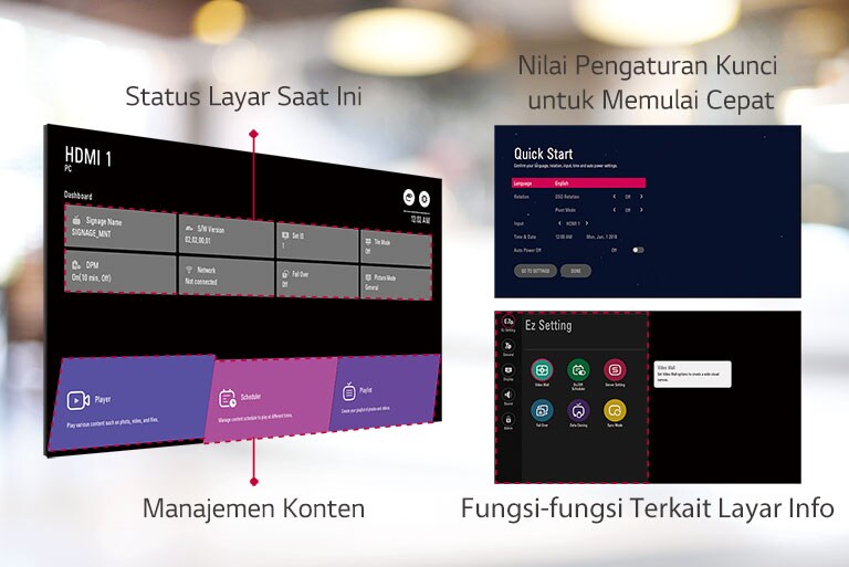 Sejumlah tugas dapat dilakukan secara bersamaan dengan GUI yang intuitif.