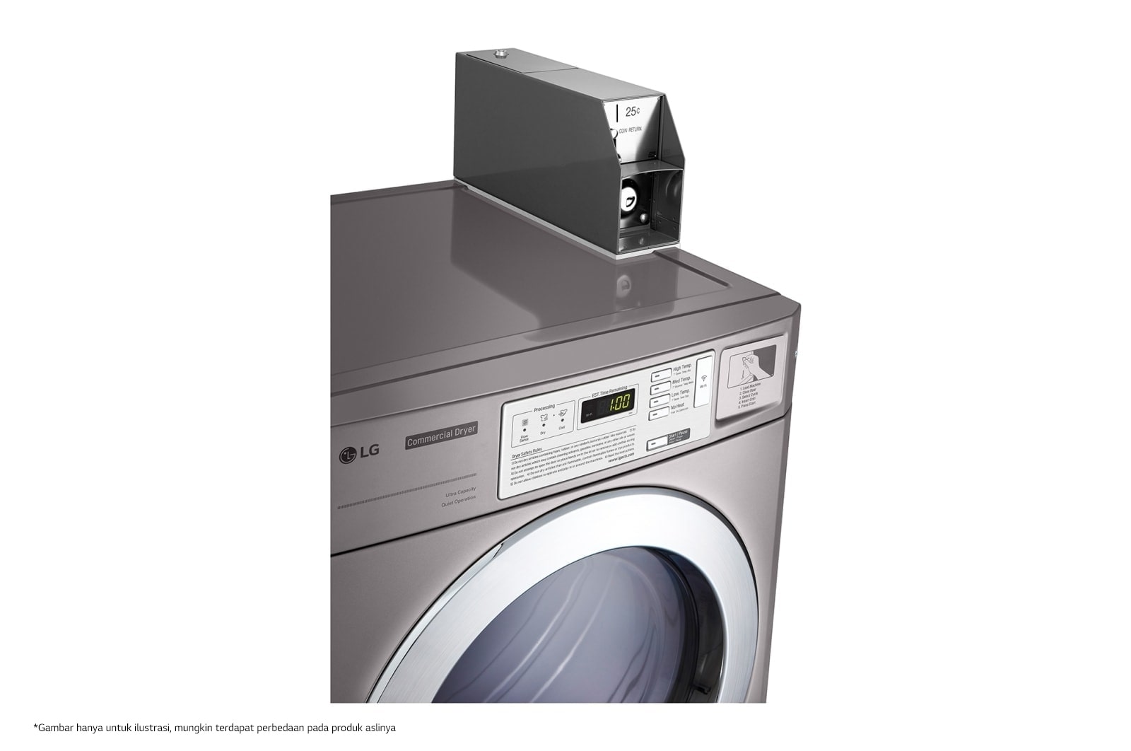 LG 7.3 cu.ft Standard Capacity Dryer, CDG27RUOPS