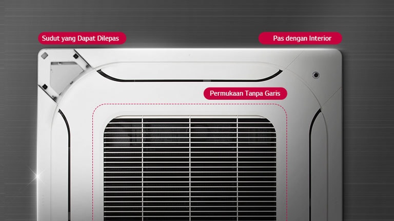 Gambar menunjukkan panel 4 way cassette