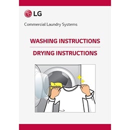Commercial Laundry Instruction Guide Leaflet