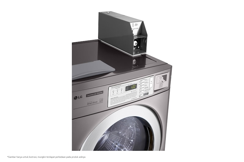 LG Mesin Cuci Komersial Front Load Kapasitas Standar 3,7 cu.ft, CWG27MDORS