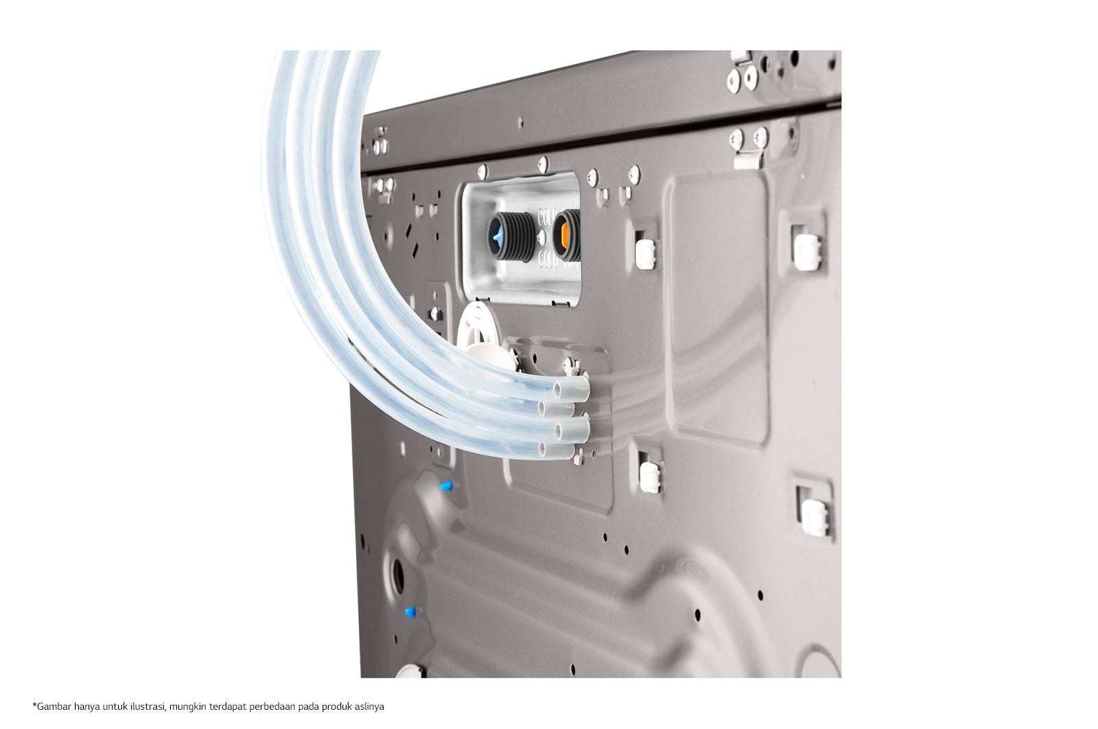 LG Mesin Cuci Komersial Front Load Kapasitas Standar 3,7 cu.ft, CWG27MDORS