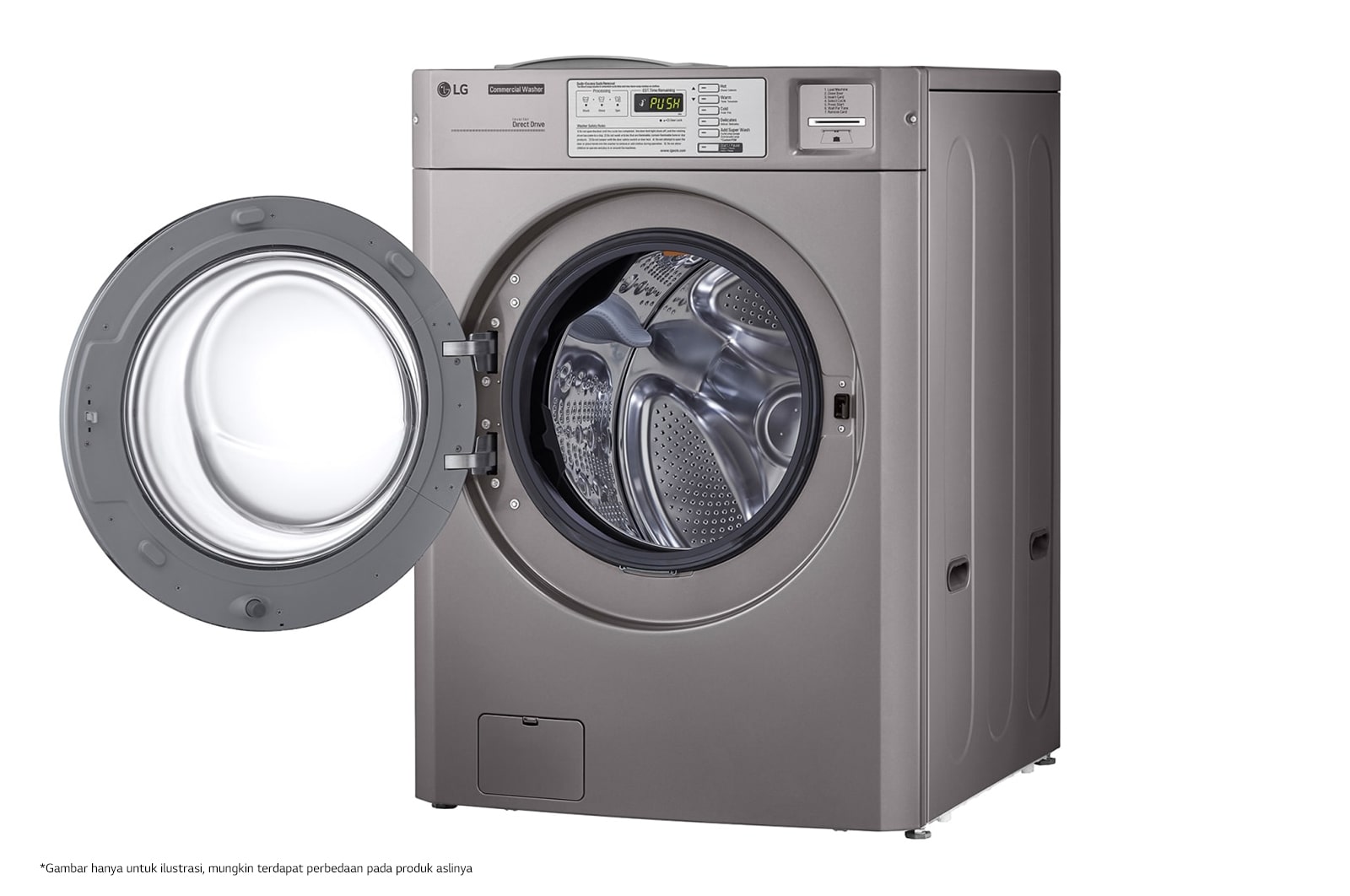LG Mesin Cuci Komersial Front Load Kapasitas Standar 5,2 cu.ft, CWT29MDORS