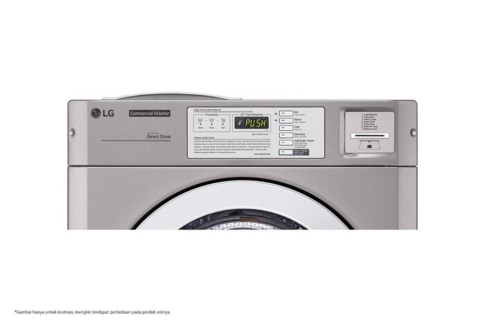 LG Mesin Cuci Komersial Front Load Kapasitas Standar 5,2 cu.ft, CWT29MDORS